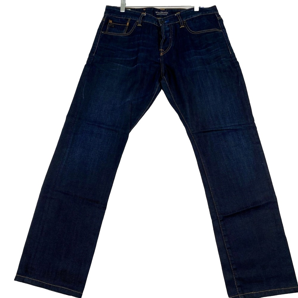Scotch & Soda Ralston Jeans‎ Mens W33/L34 Blue Amsterdams Blauw Today.